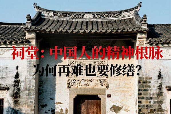 祠堂：中国人的精神根脉，为何再难也要修缮
