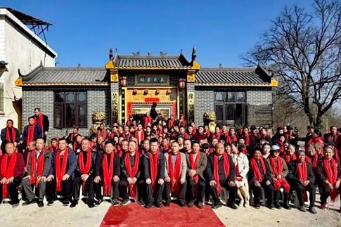 河南罗山朱堂吴氏宗祠重建落成 百年家祠续谱亲情文脉