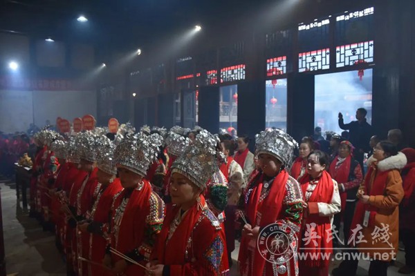 贵州新市200姑妈吴氏总祠祭祖