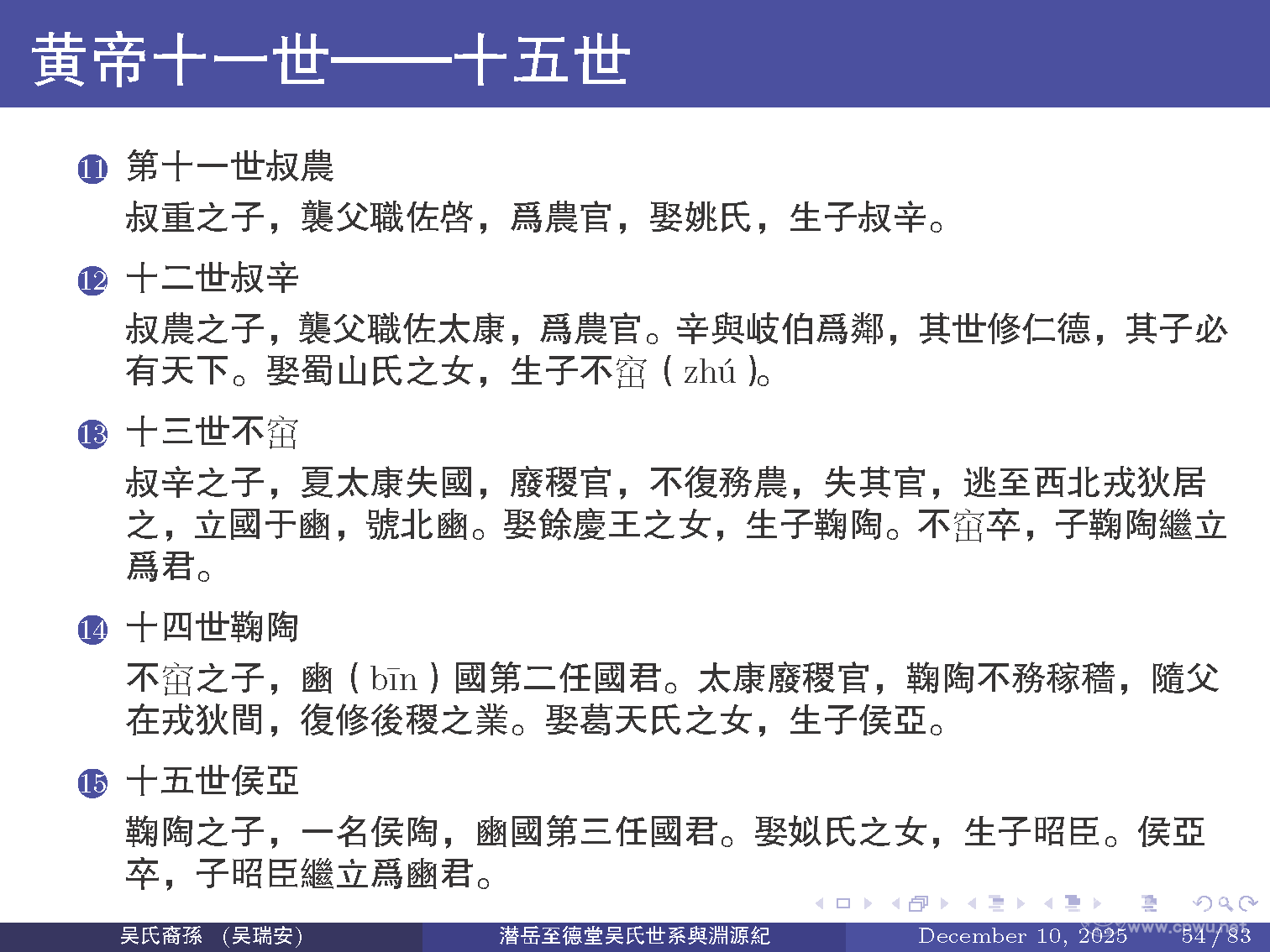 潜岳至德堂吴氏世系与渊源纪（二）