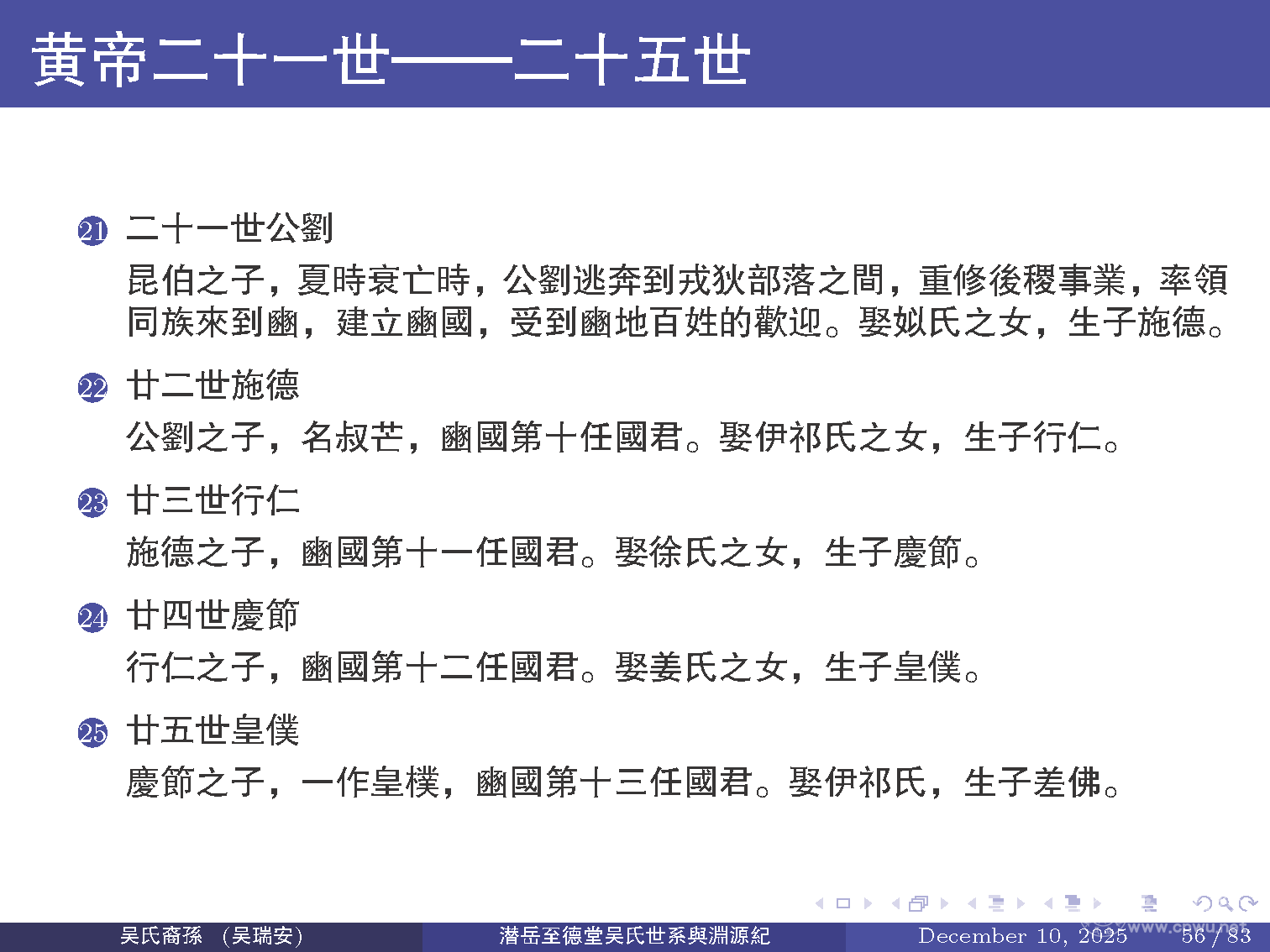 潜岳至德堂吴氏世系与渊源纪（二）