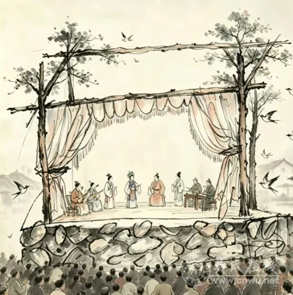 故乡戏台忆流年