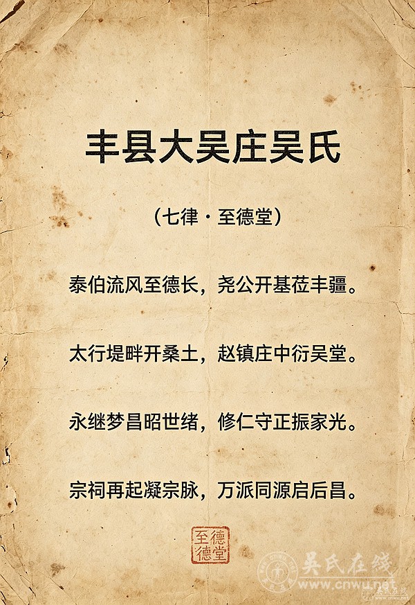 丰县大吴庄吴氏